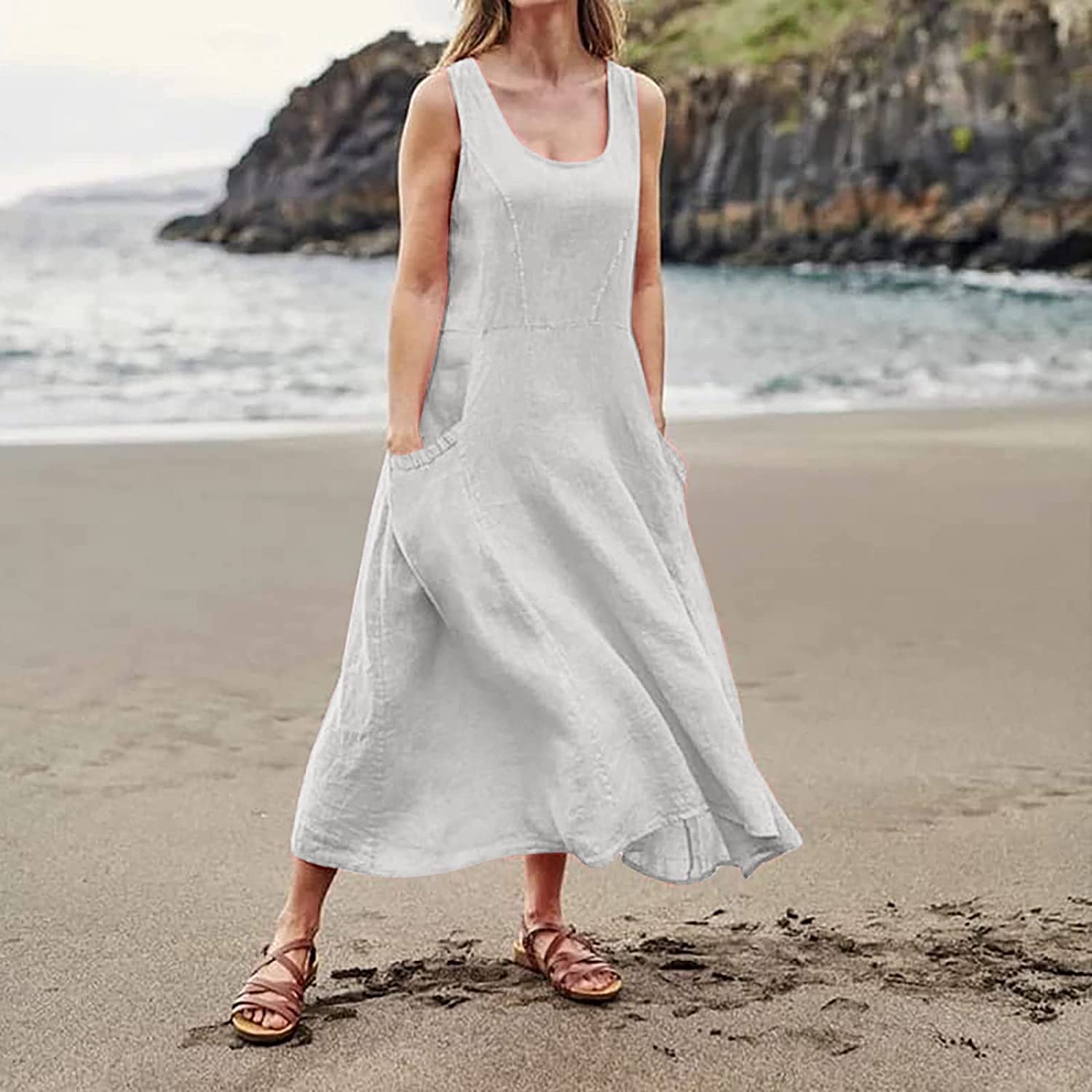 Esmee Linen Dress - Stijlvolle linen dress