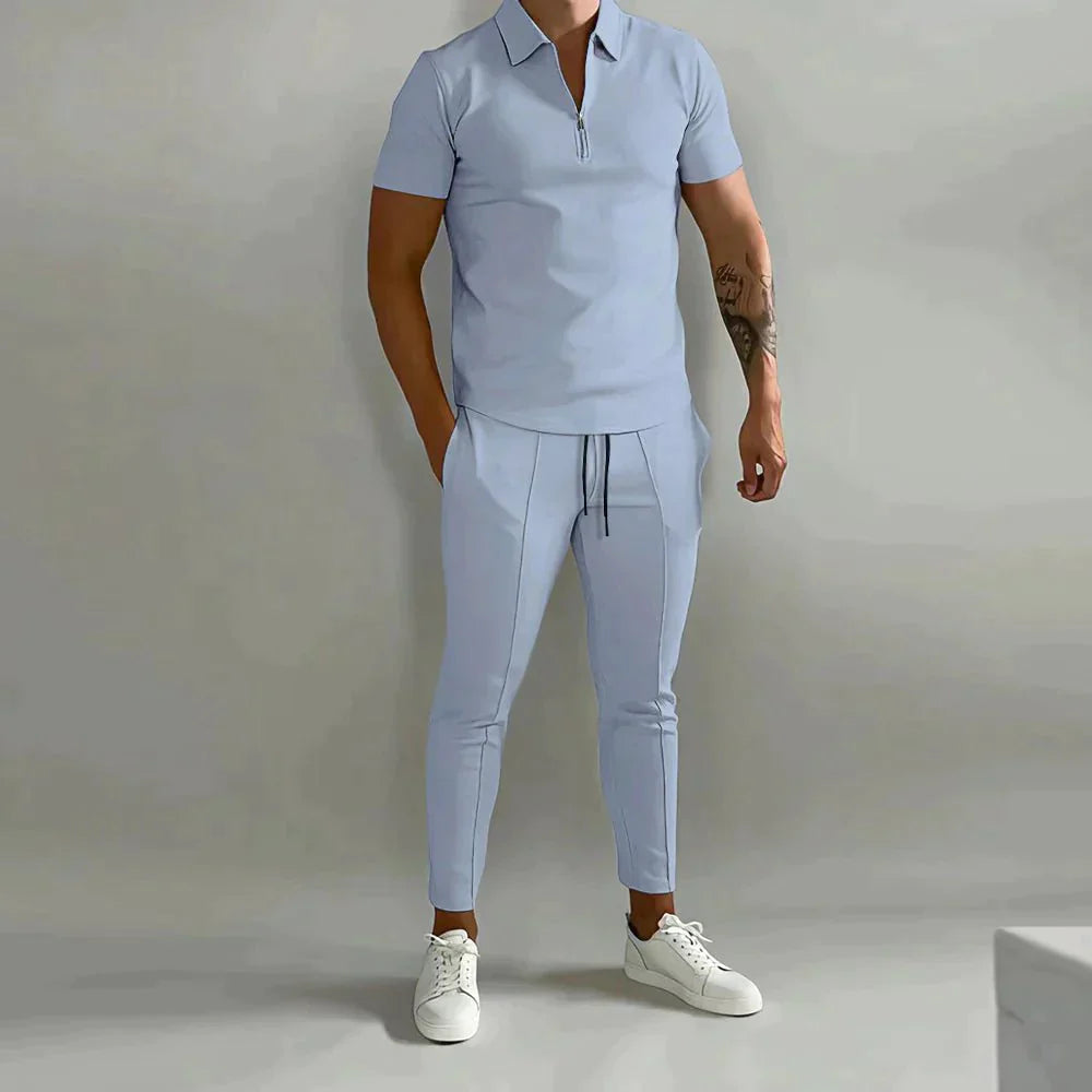 Comodo - Set van casual shirt en broek